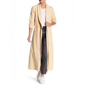 Peace Love World Shannon Duster Jacket in Cream SZ L